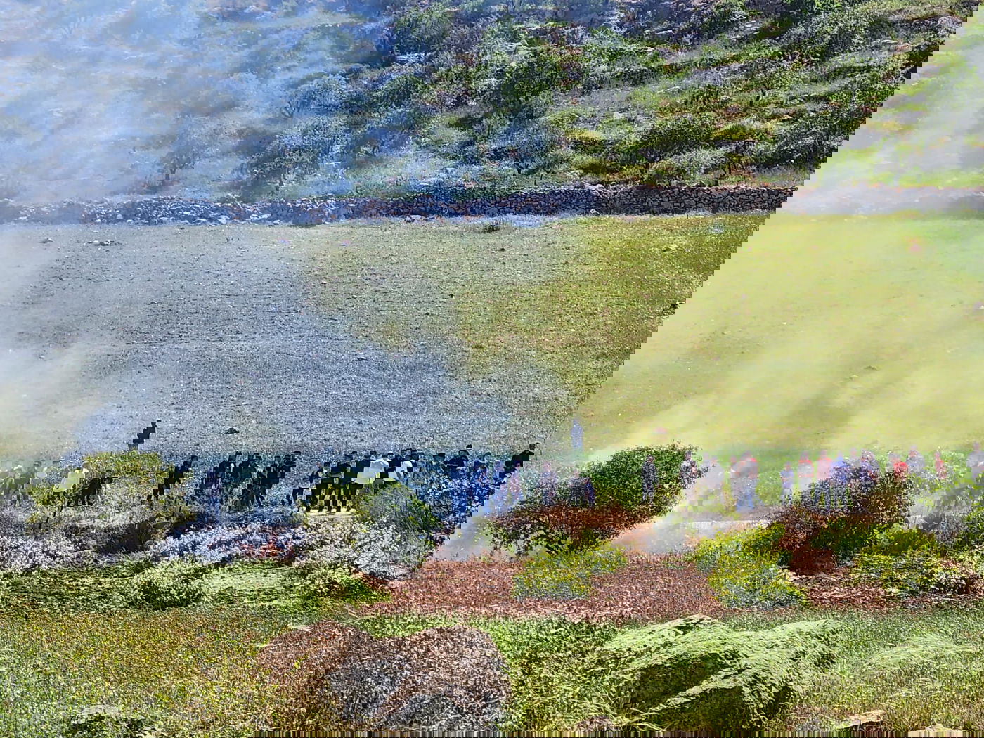 עימותים סוערים וירי בהפגנה: "מאות ערבים ניסו לתקוף"