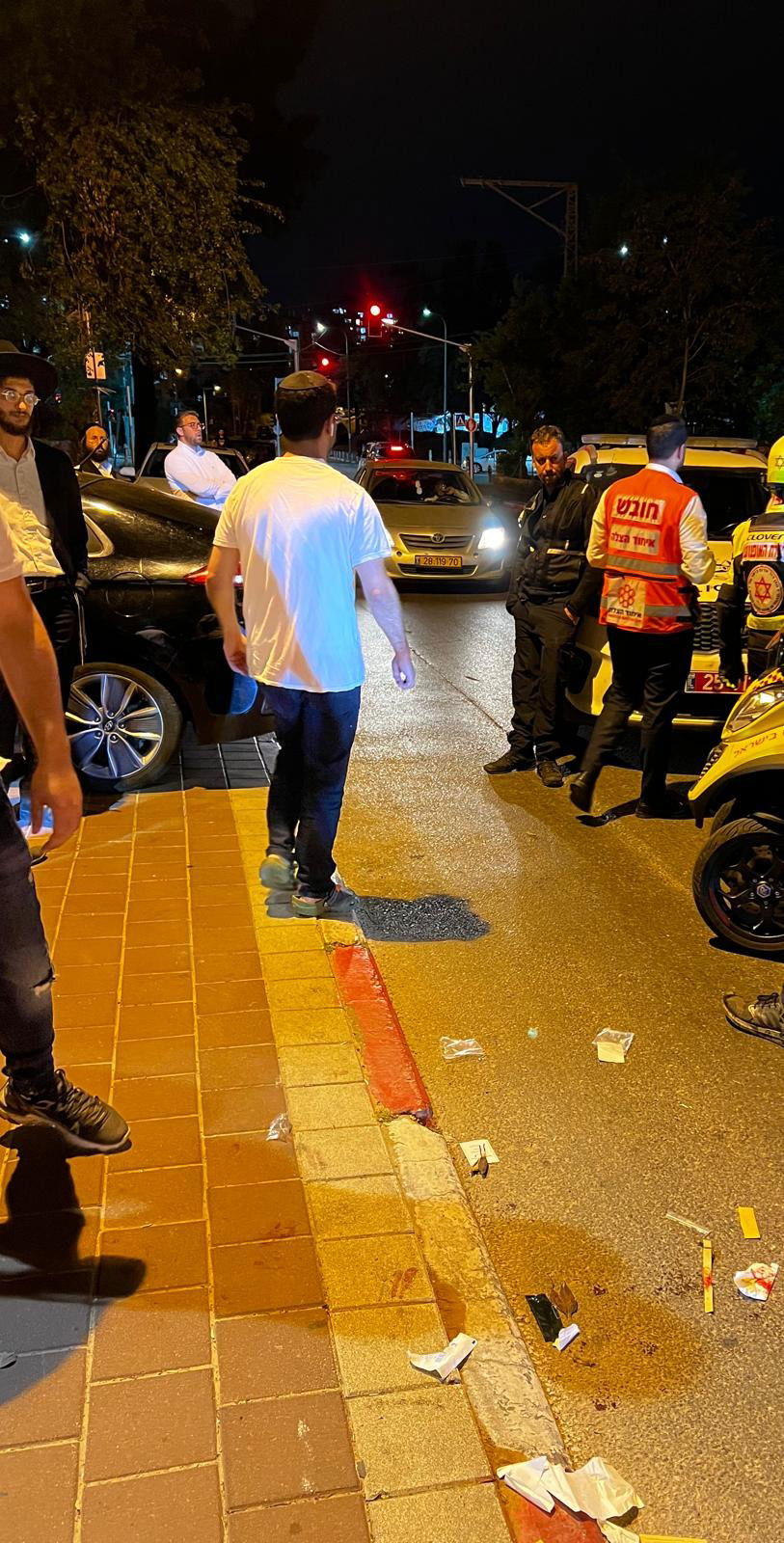 זירת הדקירה בבני ברק