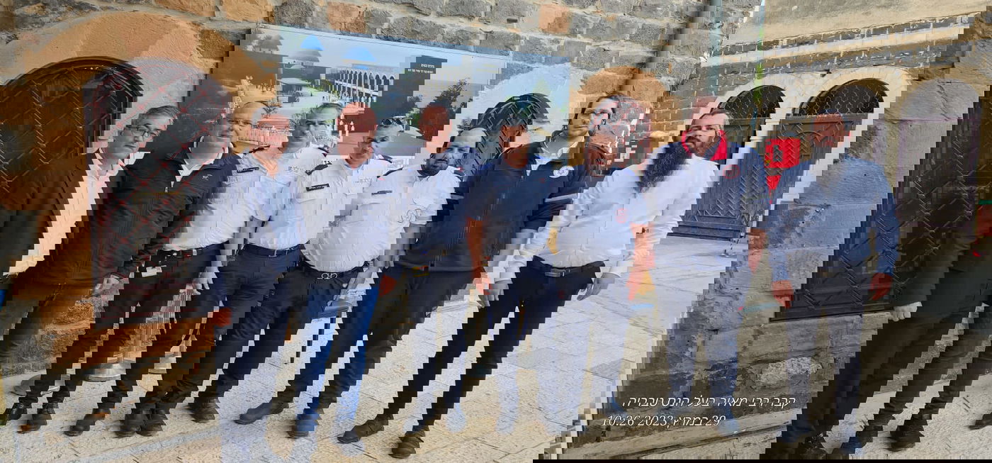 סיור מד"א בשטח הציון לקראת ההילולא