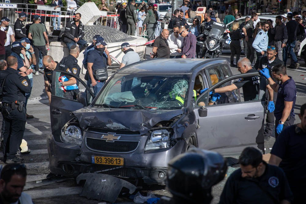 זירת הפיגוע