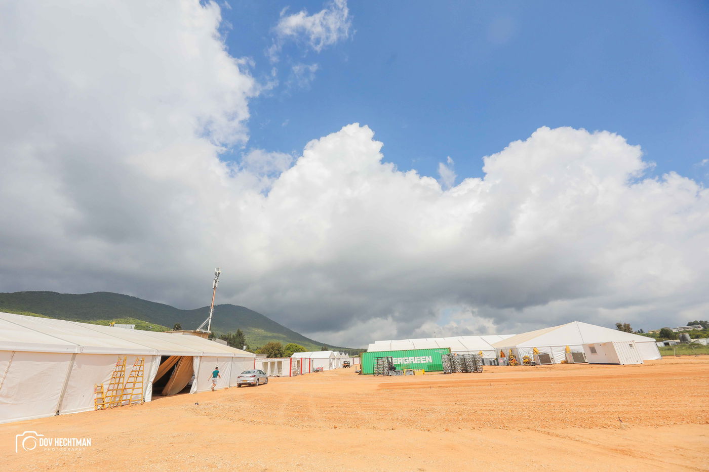 שטחי הענק, המאהלים • תיעוד מיוחד מההכנות בהר מירון