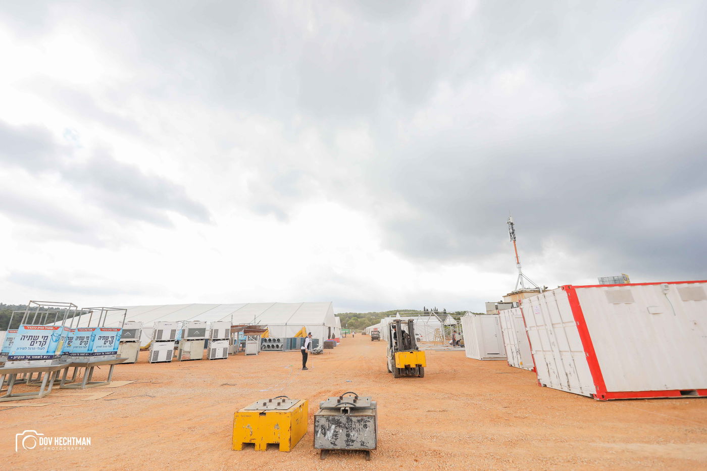 שטחי הענק, המאהלים • תיעוד מיוחד מההכנות בהר מירון