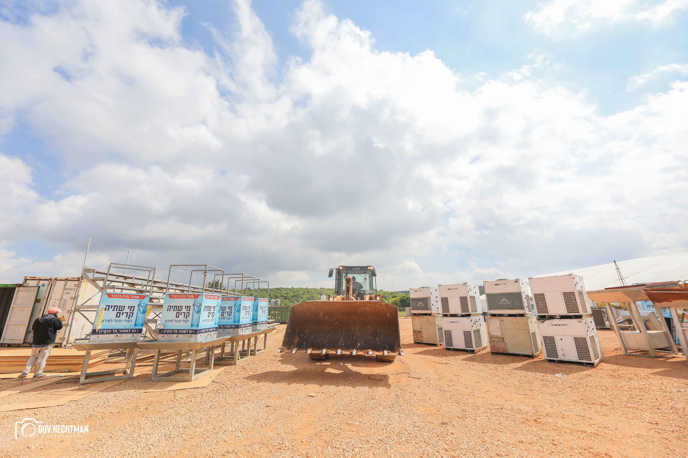 שטחי הענק, המאהלים • תיעוד מיוחד מההכנות בהר מירון