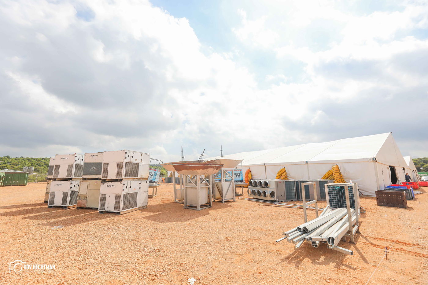 שטחי הענק, המאהלים • תיעוד מיוחד מההכנות בהר מירון