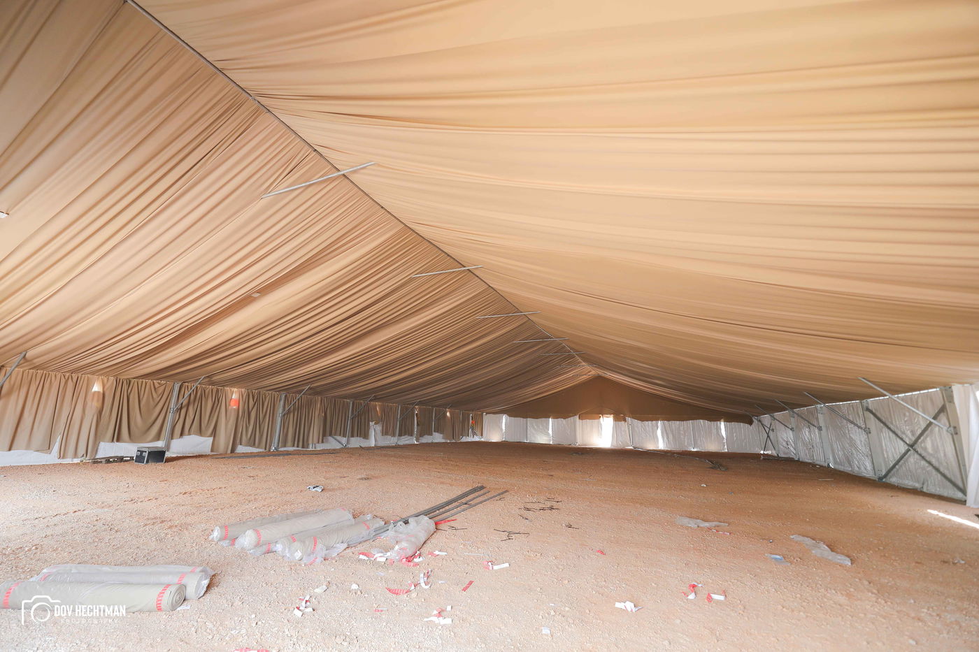 שטחי הענק, המאהלים • תיעוד מיוחד מההכנות בהר מירון