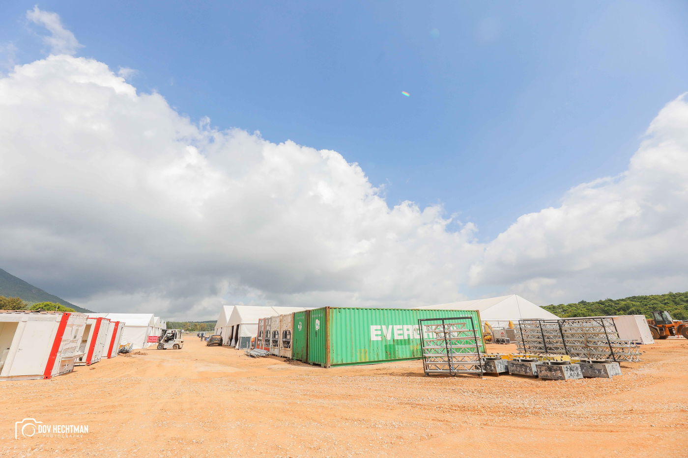 שטחי הענק, המאהלים • תיעוד מיוחד מההכנות בהר מירון