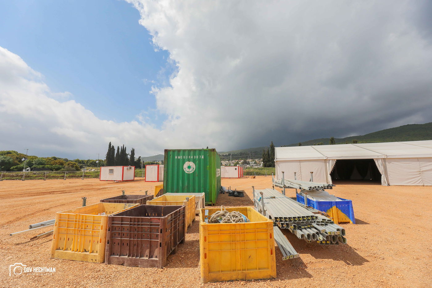 שטחי הענק, המאהלים • תיעוד מיוחד מההכנות בהר מירון