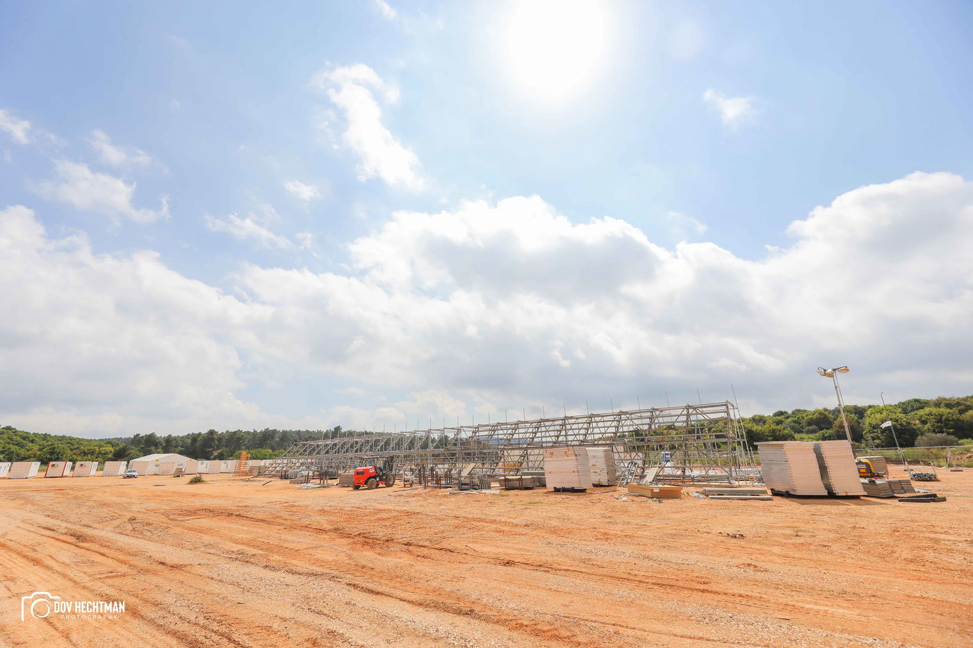 שטחי הענק, המאהלים • תיעוד מיוחד מההכנות בהר מירון