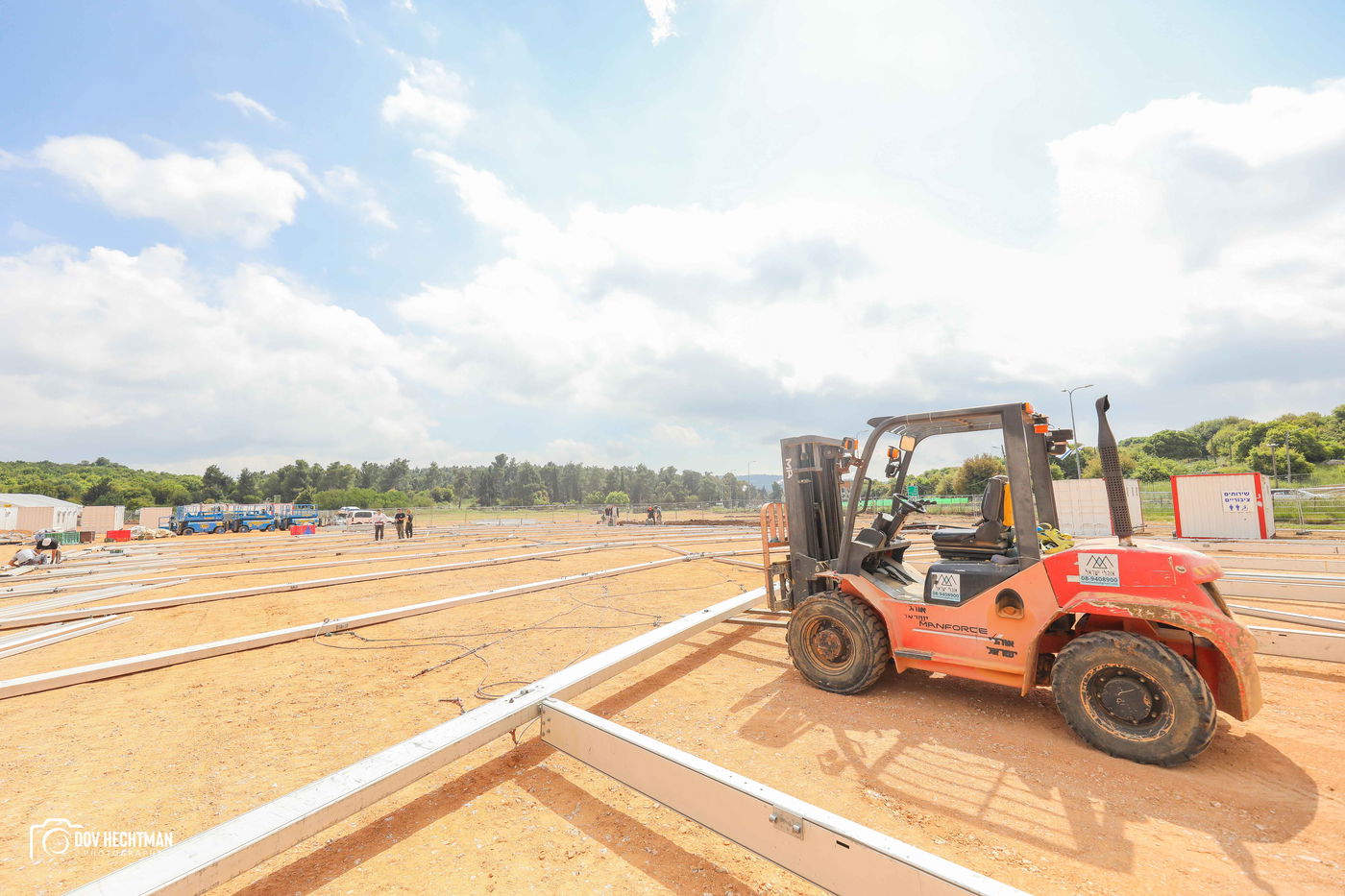 שטחי הענק, המאהלים • תיעוד מיוחד מההכנות בהר מירון