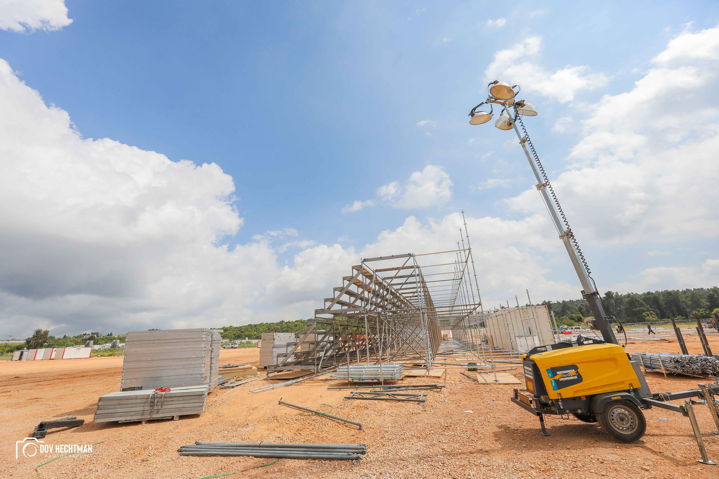 שטחי הענק, המאהלים • תיעוד מיוחד מההכנות בהר מירון