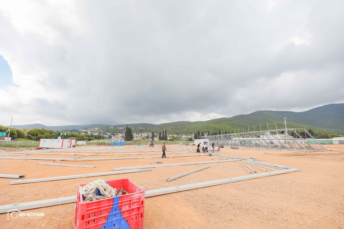 שטחי הענק, המאהלים • תיעוד מיוחד מההכנות בהר מירון