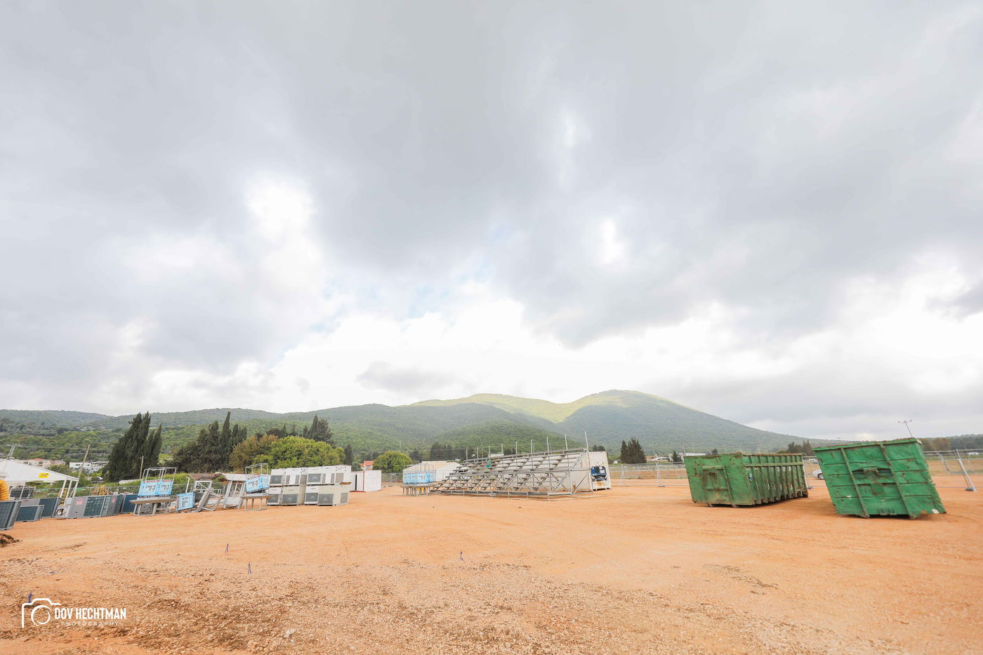שטחי הענק, המאהלים • תיעוד מיוחד מההכנות בהר מירון