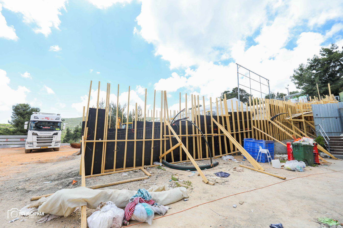 שטחי הענק, המאהלים • תיעוד מיוחד מההכנות בהר מירון