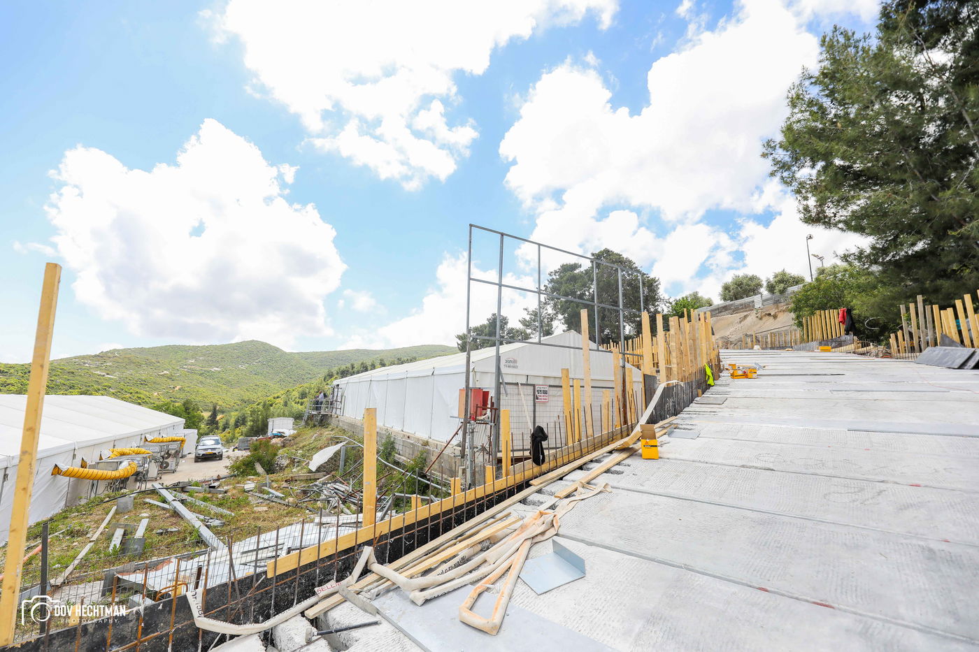 שטחי הענק, המאהלים • תיעוד מיוחד מההכנות בהר מירון