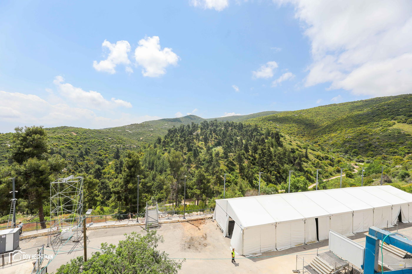 שטחי הענק, המאהלים • תיעוד מיוחד מההכנות בהר מירון
