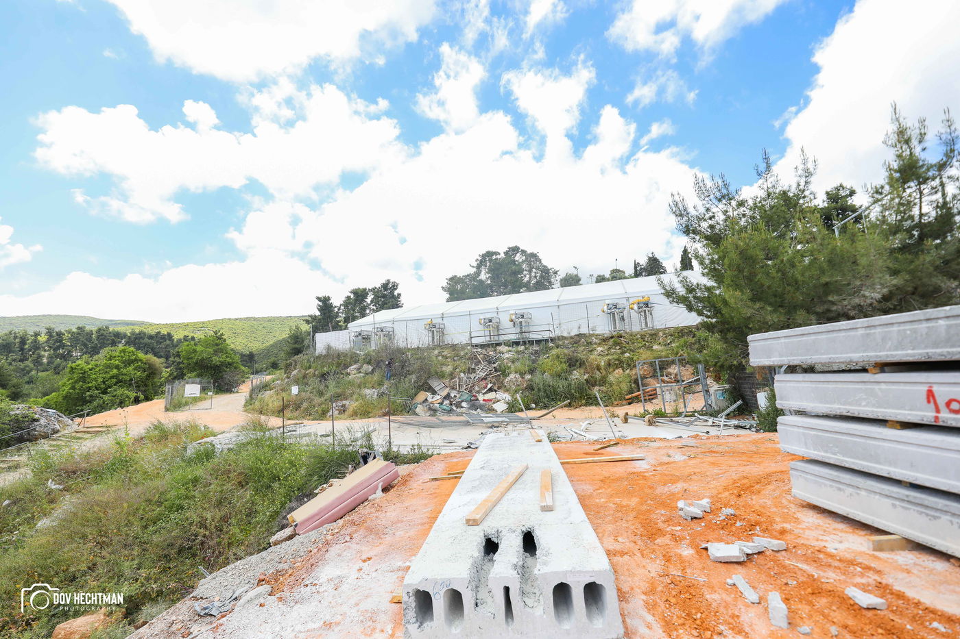 שטחי הענק, המאהלים • תיעוד מיוחד מההכנות בהר מירון