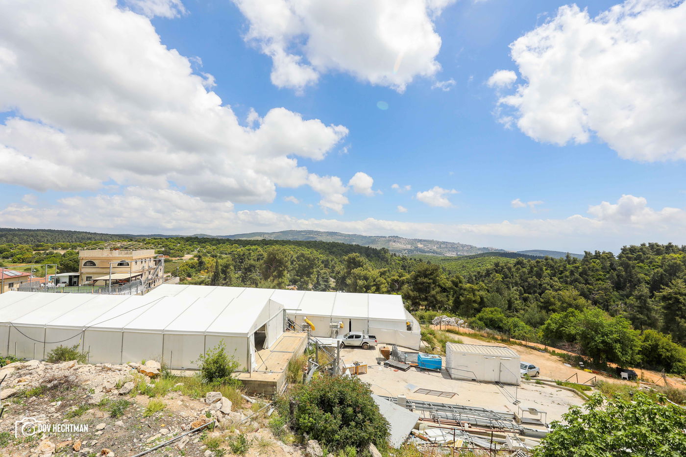 שטחי הענק, המאהלים • תיעוד מיוחד מההכנות בהר מירון