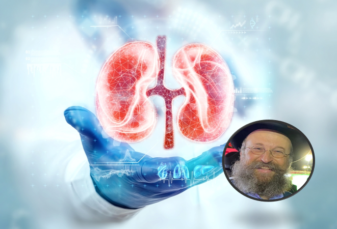 תרומת כליה, מה גורם לו לעשות את זה? | בתמונה הקטנה: הרב שמוליק הבר
