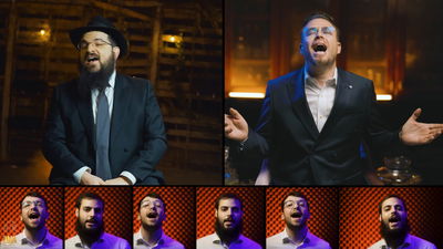 שוקי סלומון ובני פרידמן בגרסה הווקאלית: "שיר הצדקה"