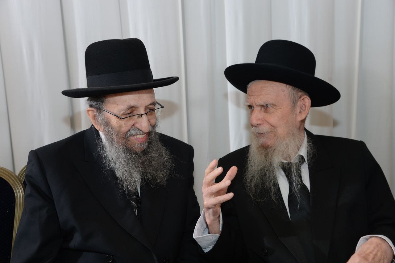 הגר"ש עם ראש הישיבה הגר"ג אדלשטיין