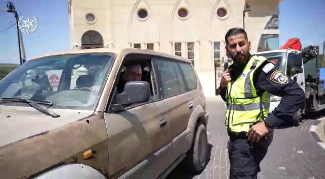 פעילות המשטרה במירון