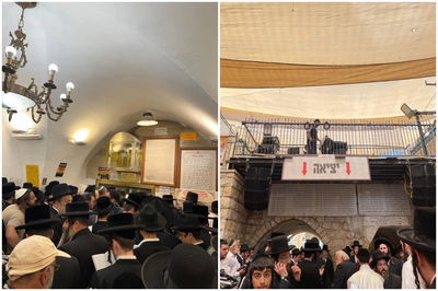 שעתיים להדלקה הראשונה: אלפים כבר במירון | תיעוד