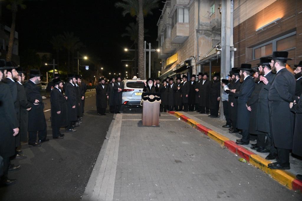 אברכי 'לב ויז'ניץ' העמלים לפרנסתם בשבת התאחדות עם האדמו"ר