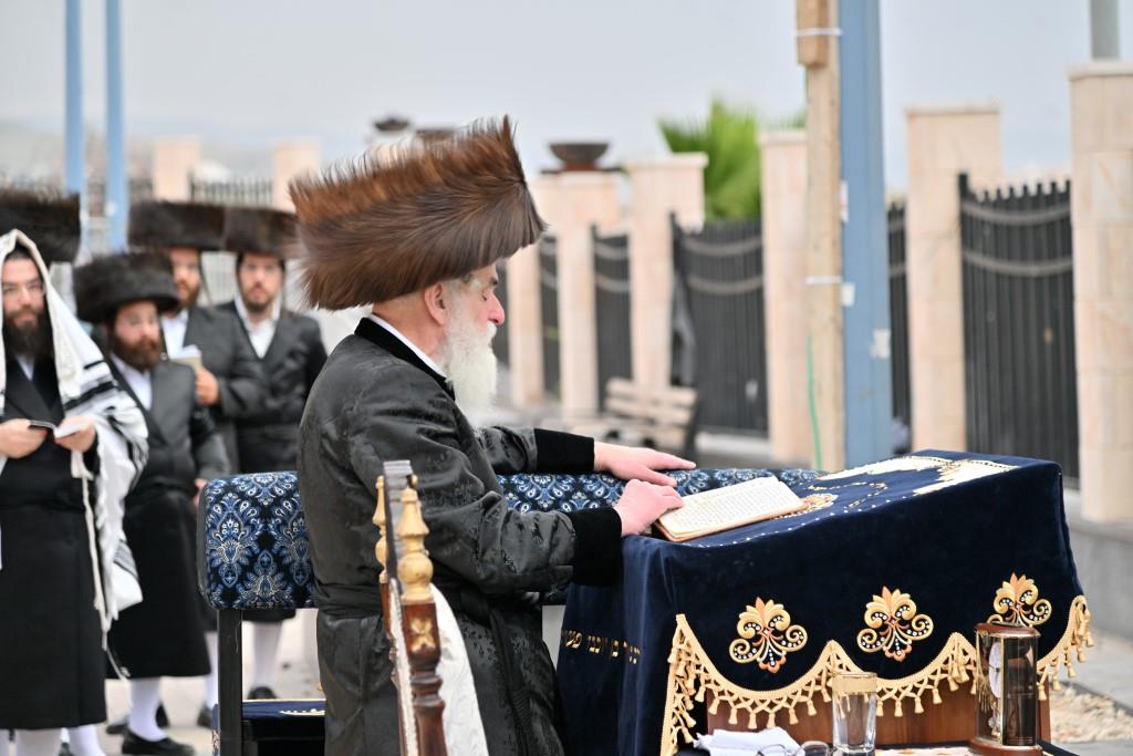 אברכי 'לב ויז'ניץ' העמלים לפרנסתם בשבת התאחדות עם האדמו"ר