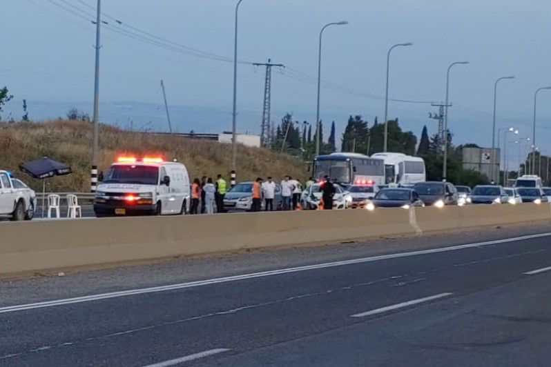 זירת התאונה