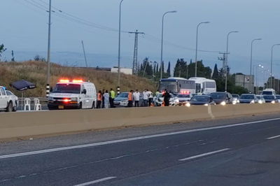 זירת התאונה