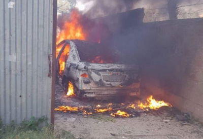 הרכב שבו שהו המחבלים שחוסלו