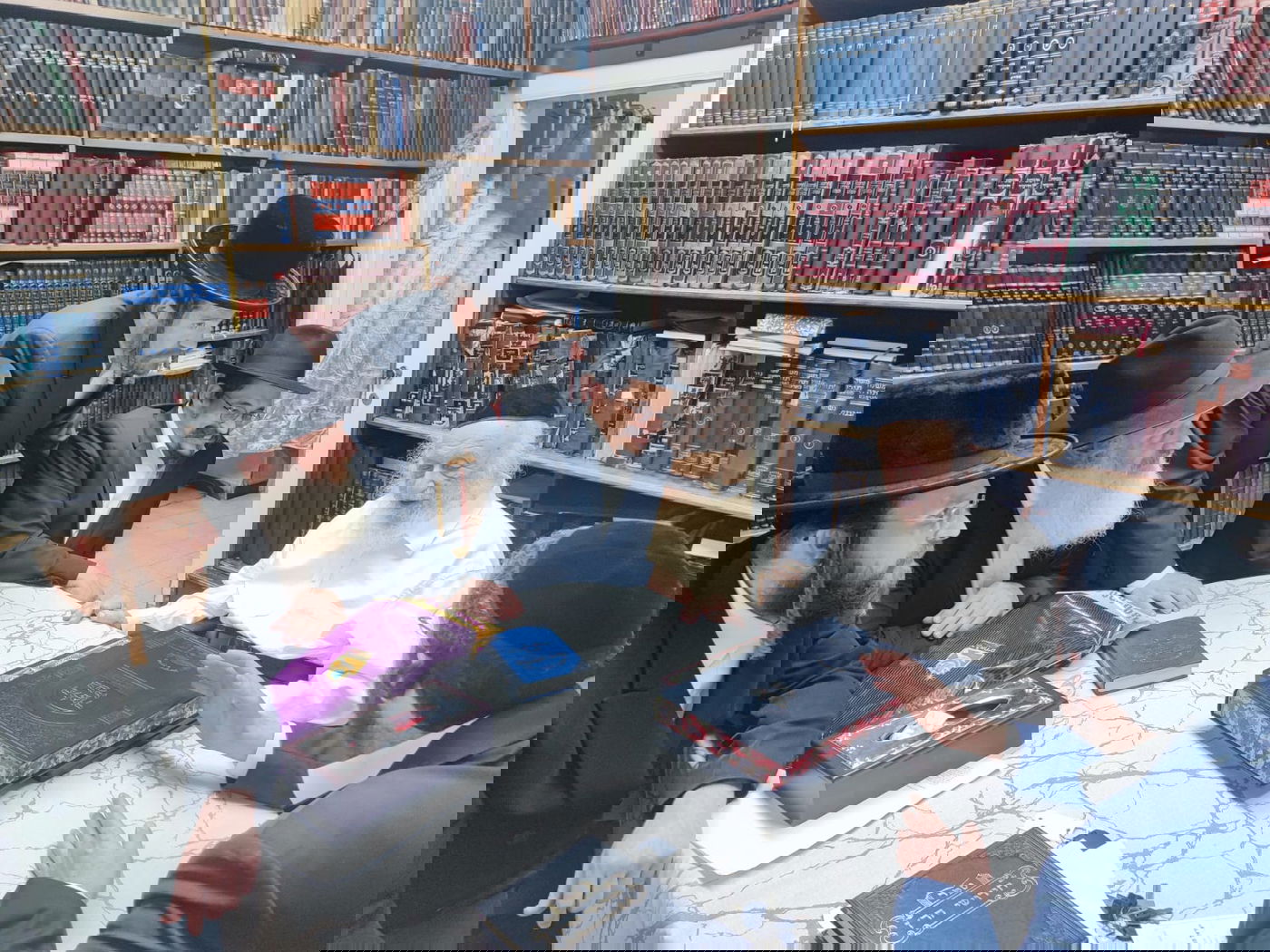 רה"י הגרב"ד פוברסקי שקיבל את המשלחת בחביבות יוצאת דופן ציין בדבריו את היכרותו רבת השנים עם הארגון