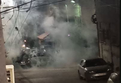 קרב היריות, הלילה