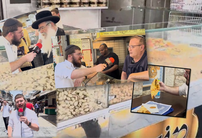 בתמונות: פיצה אורי וריאיון עם בעלי פלאפל מעוז