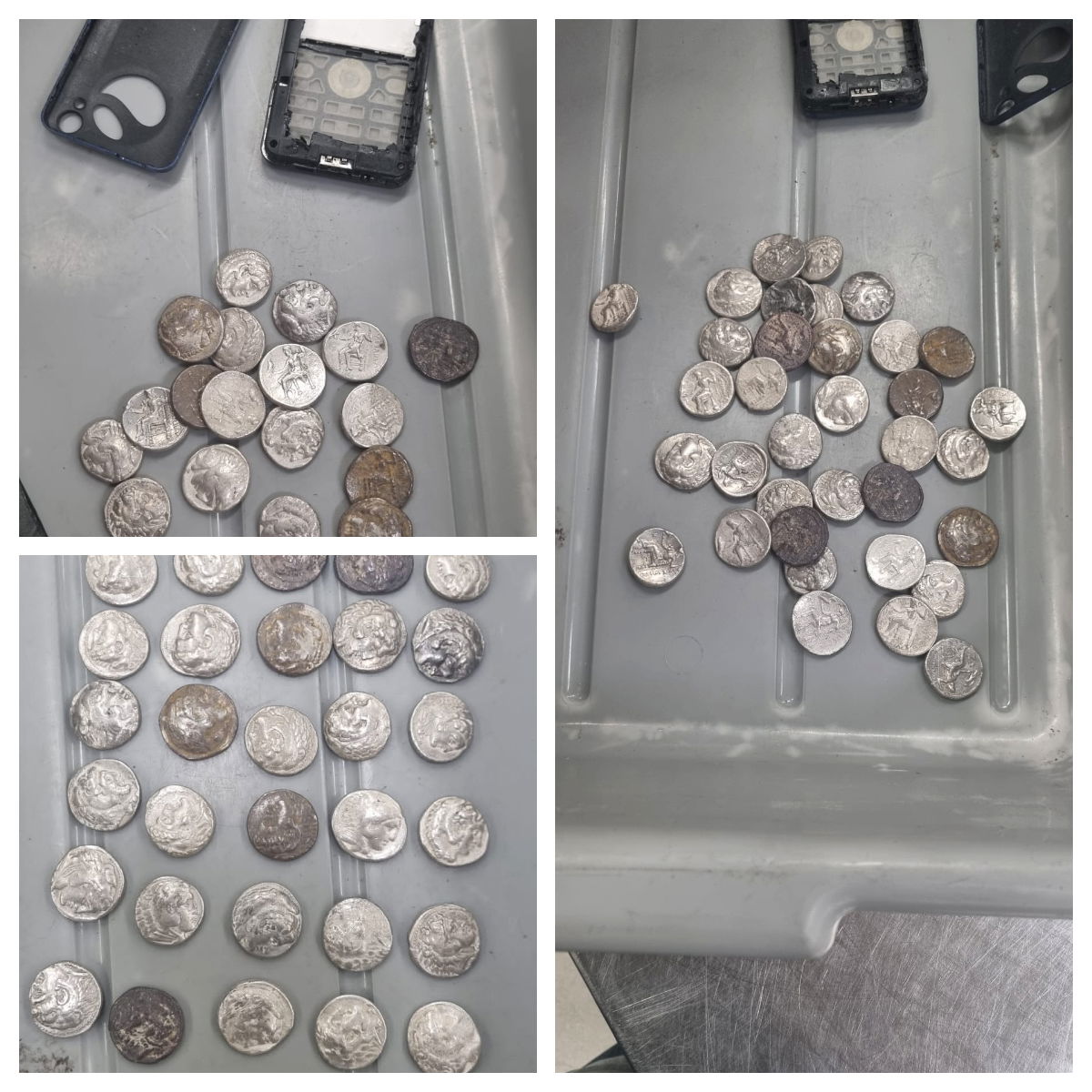 המטבעות שנתפסו