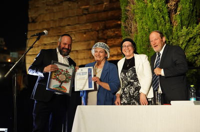 יהודה גרובייס קיבל את הפרס הממשלתי; אביו סיפר על החלום של הילד שהתגשם