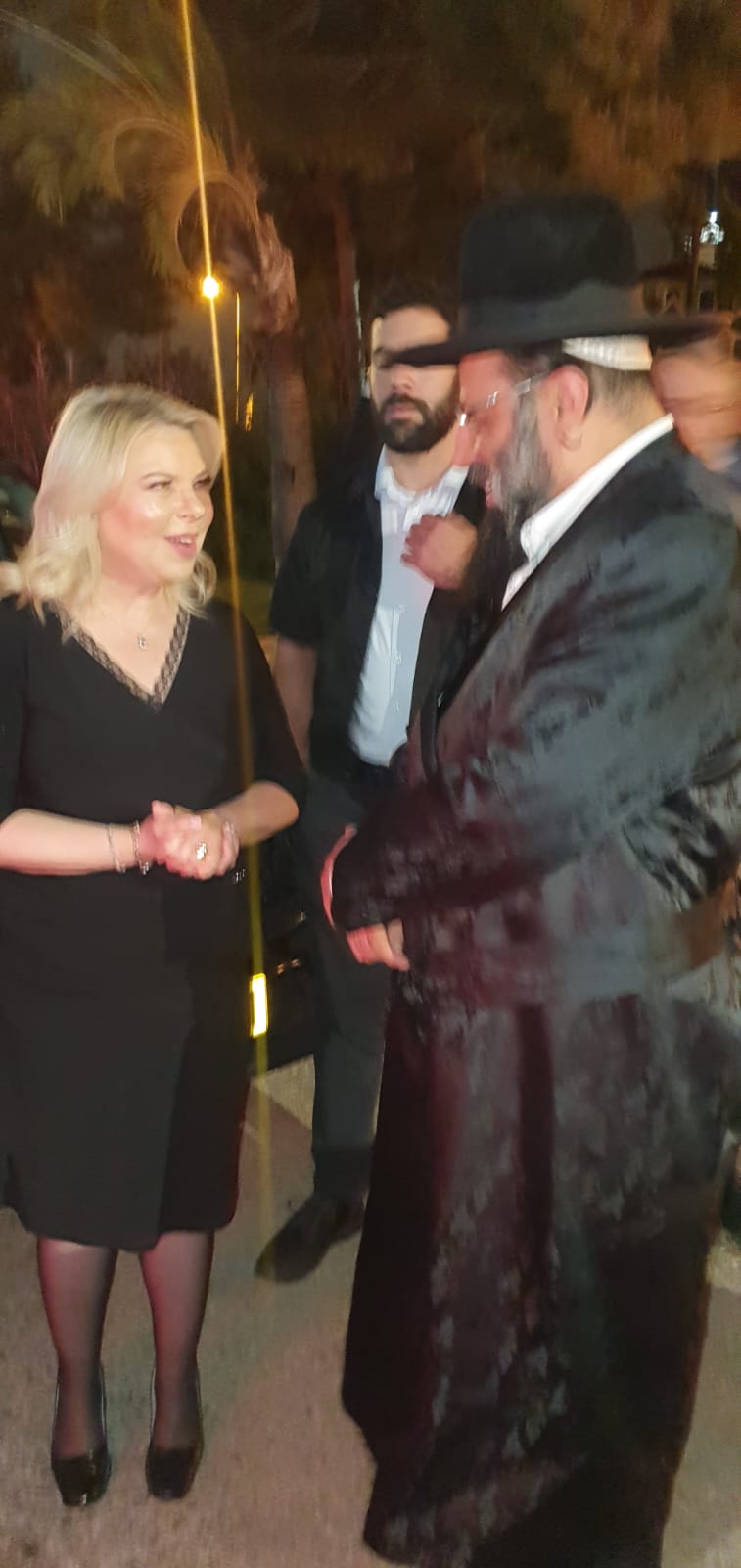 שרה נתניהו עם הרב נתנאל שריקי