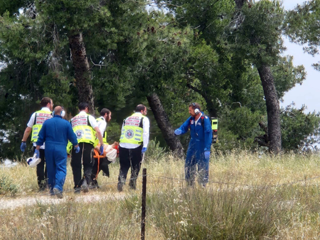 רוכב אופנוע כבן 30 נפגע בשטח - מצבו בינוני | תיעוד