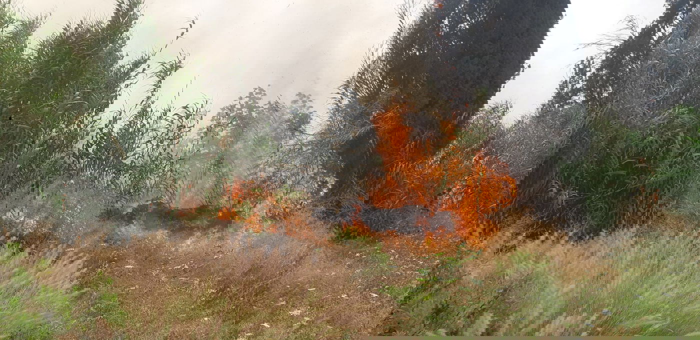 שריפת הענק ליד פתח תקווה: הושגה שליטה בלהבות