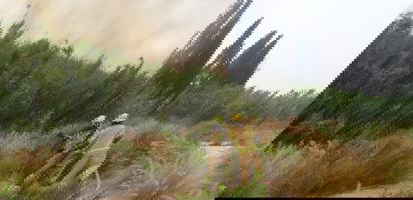 שריפת הענק ליד פתח תקווה: הושגה שליטה בלהבות