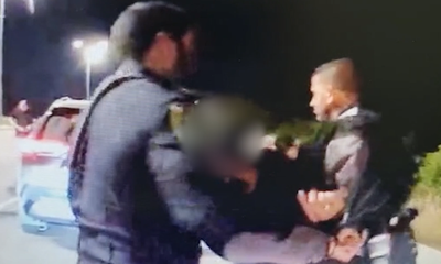 גנב הרכב נמלט מהשוטרים, נטש ונמלט רגלית - עד שנעצר | צפו