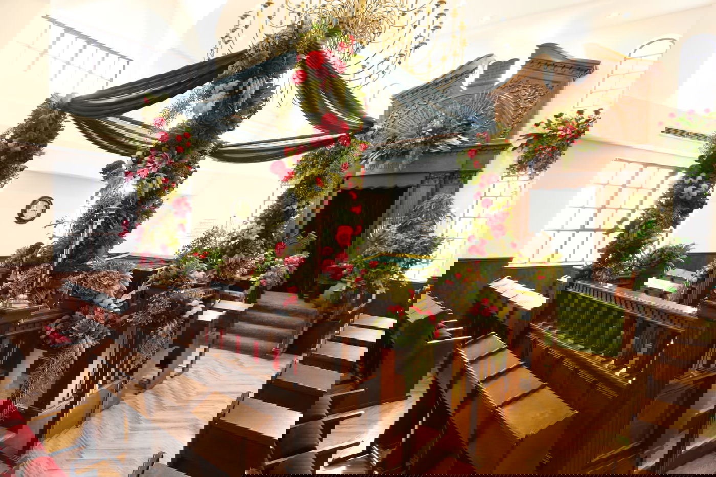 כך קישטו ופיארו את בית הכנסת "קהילת אשכנז" במודיעין עילית • תיעוד