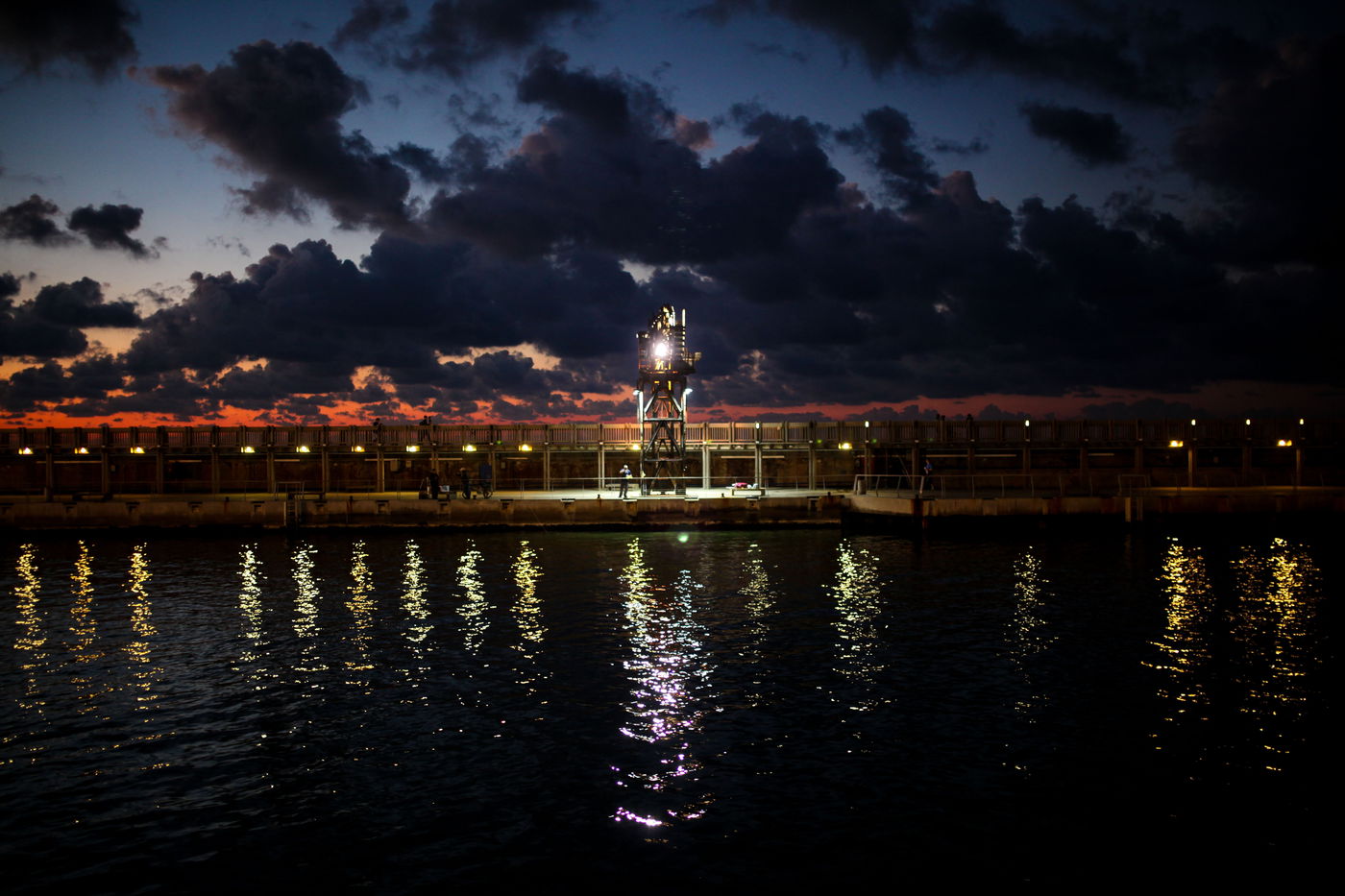 שקיעה בצפון תל אביב