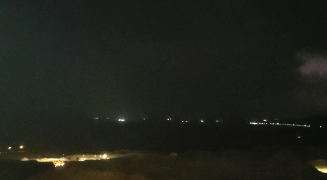 סערת ברקים באזור ים המלח