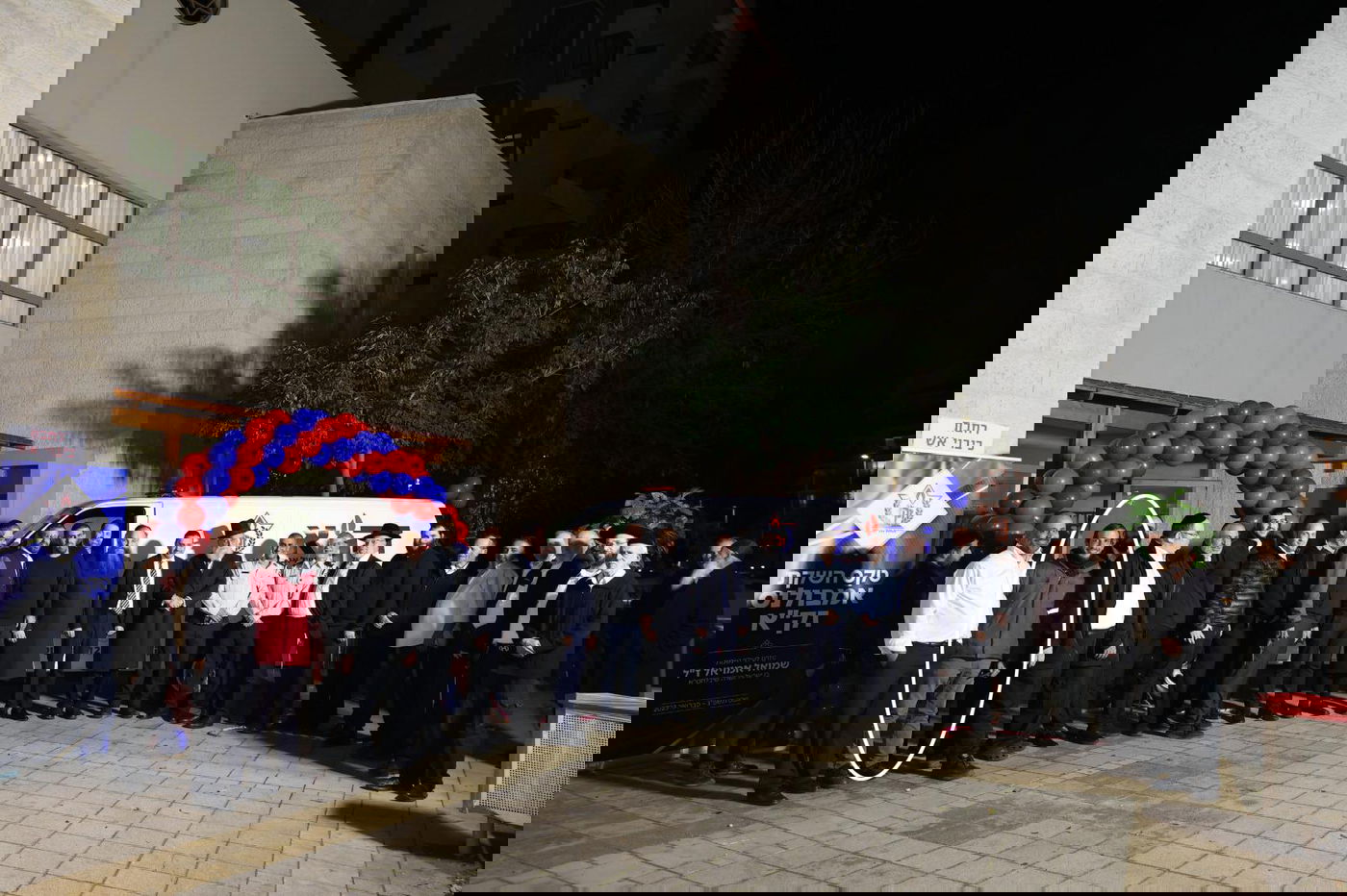 נהרי באירוע השקת אמבולנס בסניף הרצליה