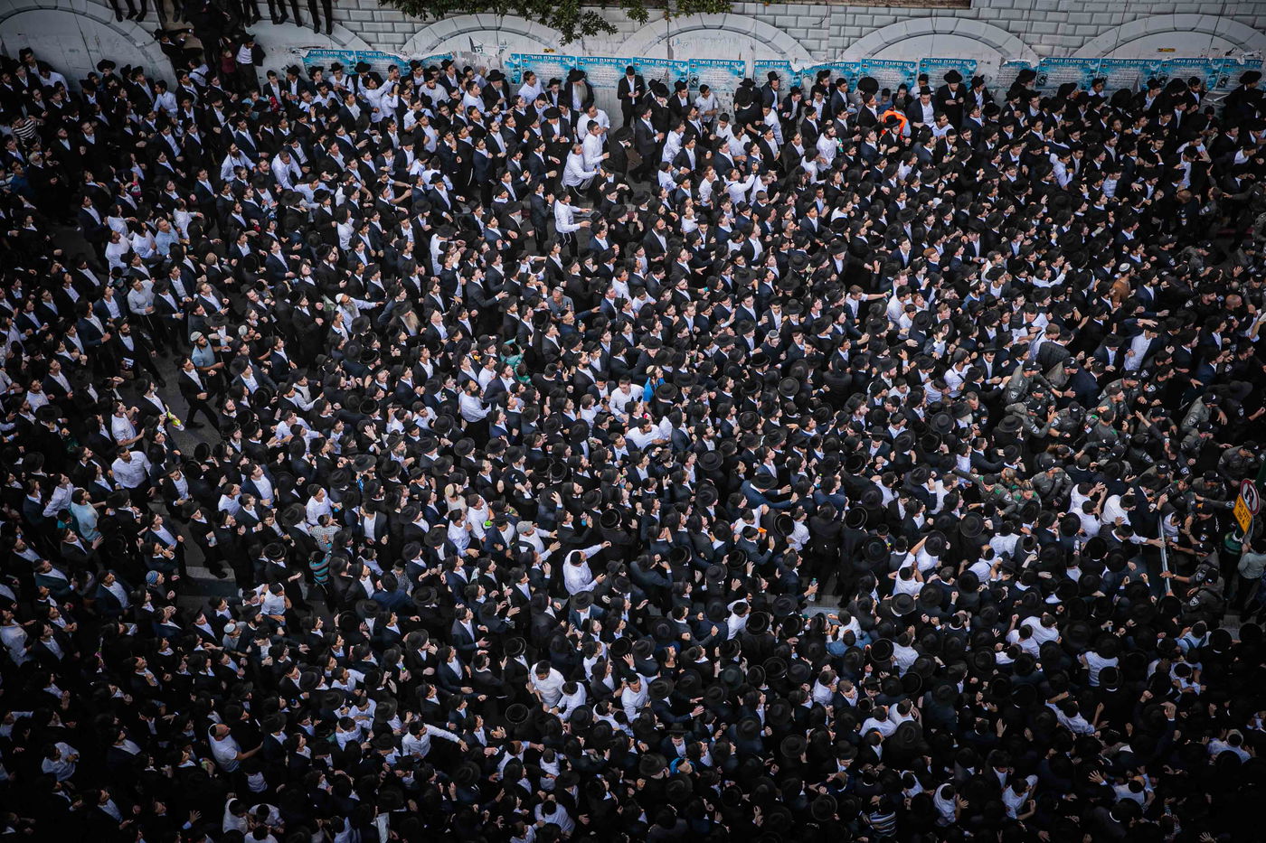 מסע הלווית מרן רבי גרשון אדלשטיין זצ"ל