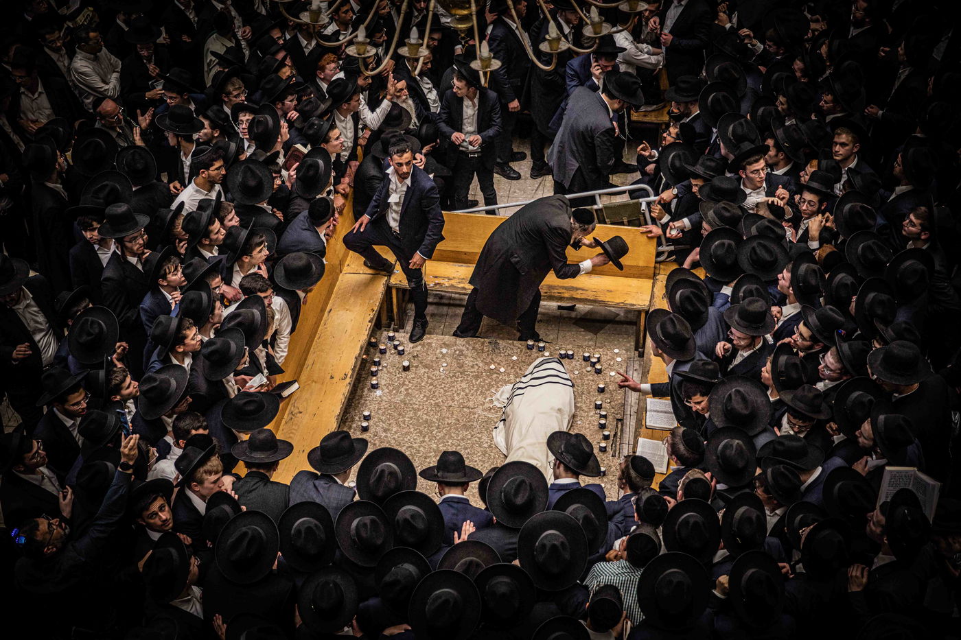 מסע הלווית מרן רבי גרשון אדלשטיין זצ"ל