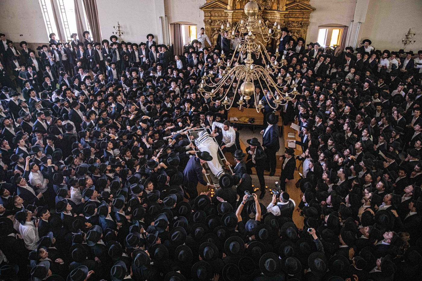 מסע הלווית מרן רבי גרשון אדלשטיין זצ"ל