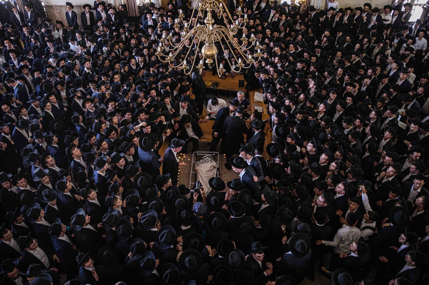 מסע הלווית מרן רבי גרשון אדלשטיין זצ"ל