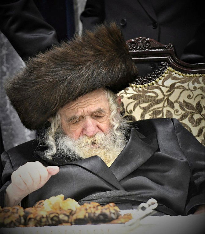 שמחת התנאים - בת האדמו"ר מזוועהיל עם נכד האדמו"ר מטשארנאביל